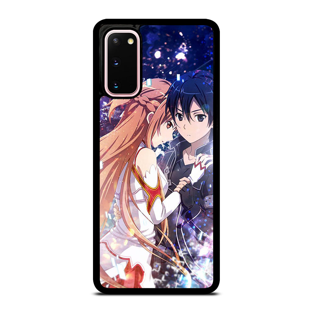 SWORD ART ONLINE KIRITO AND ASUNA LOVE ANIME Samsung Galaxy S20 Case Cover