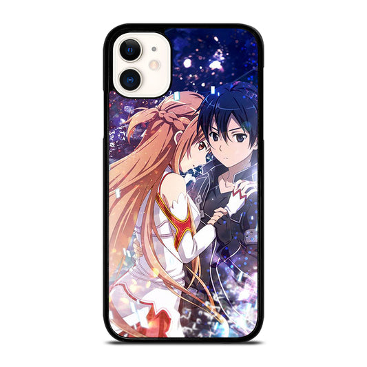 SWORD ART ONLINE KIRITO AND ASUNA LOVE ANIME iPhone 11 Case Cover