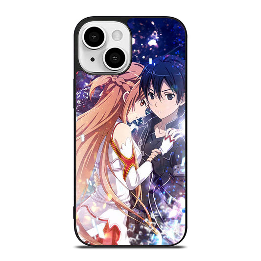 SWORD ART ONLINE KIRITO AND ASUNA LOVE ANIME iPhone 13 Mini Case Cover
