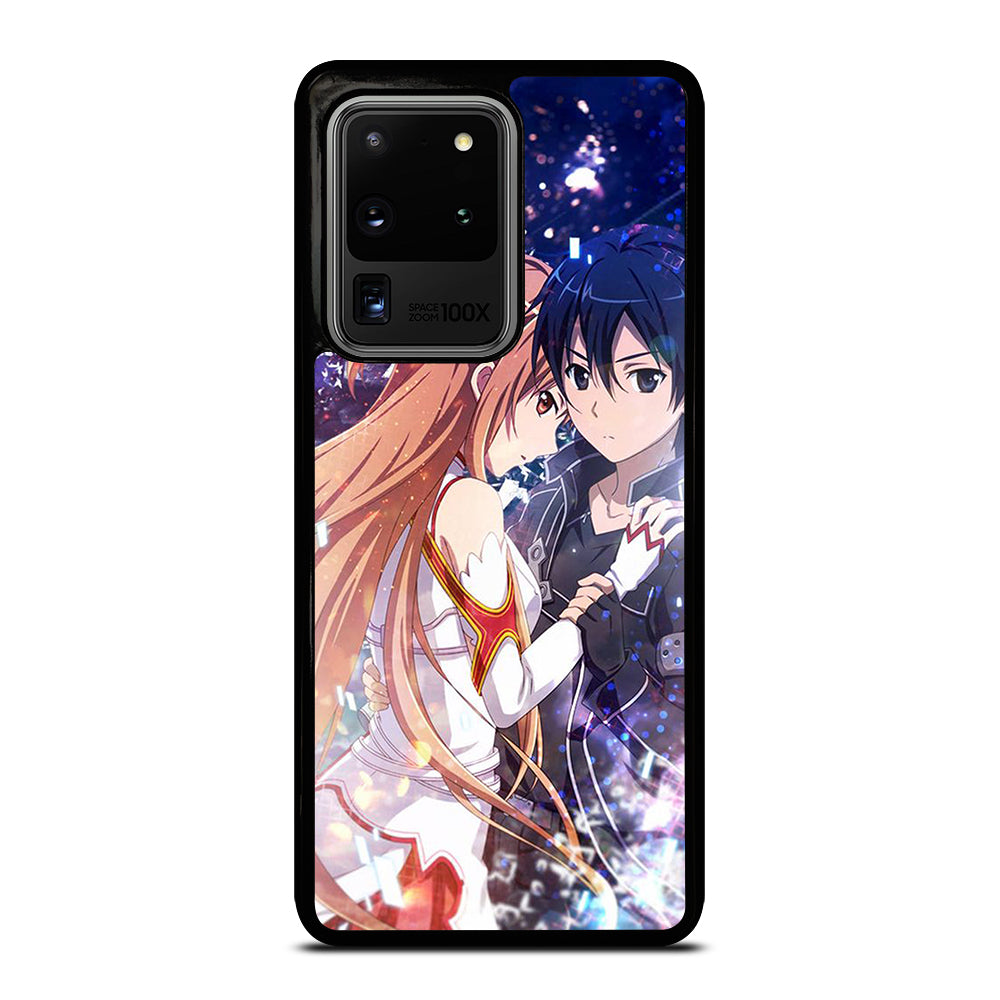 SWORD ART ONLINE KIRITO AND ASUNA LOVE ANIME Samsung Galaxy S20 Ultra Case Cover