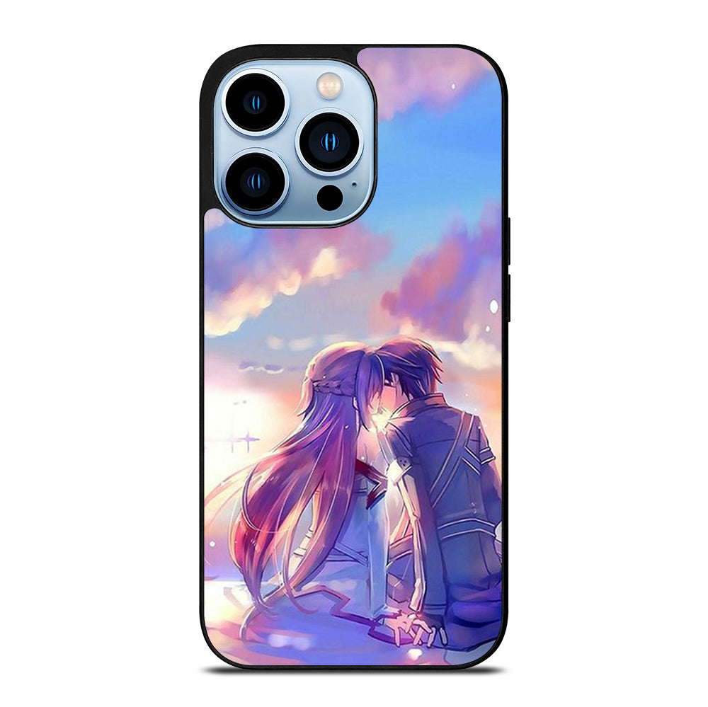 SWORD ART ONLINE KIRITO AND ASUNA LOVE ART iPhone 13 Pro Max Case Cover