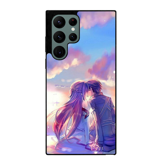 SWORD ART ONLINE KIRITO AND ASUNA LOVE ART Samsung Galaxy S22 Ultra Case Cover