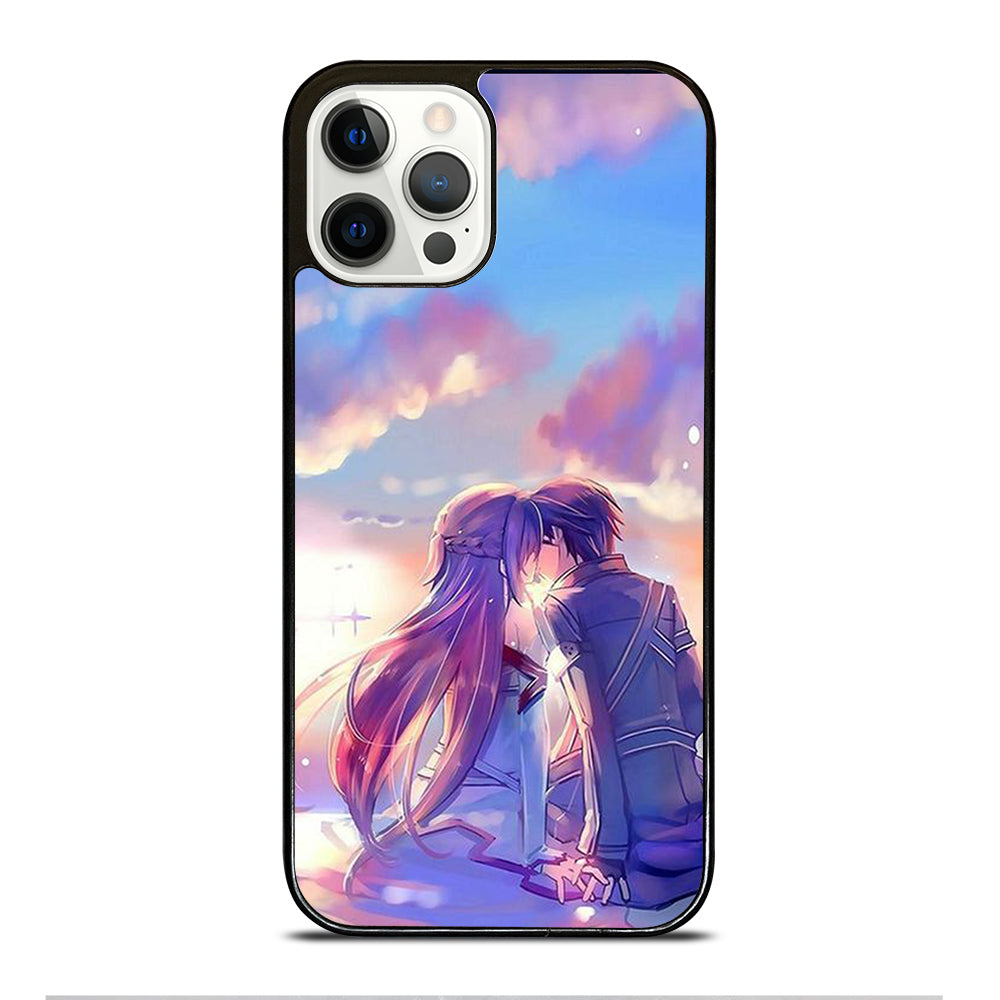 SWORD ART ONLINE KIRITO AND ASUNA LOVE ART iPhone 12 Pro Case Cover
