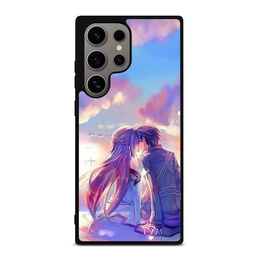 SWORD ART ONLINE KIRITO AND ASUNA LOVE ART Samsung Galaxy S24 Ultra Case Cover