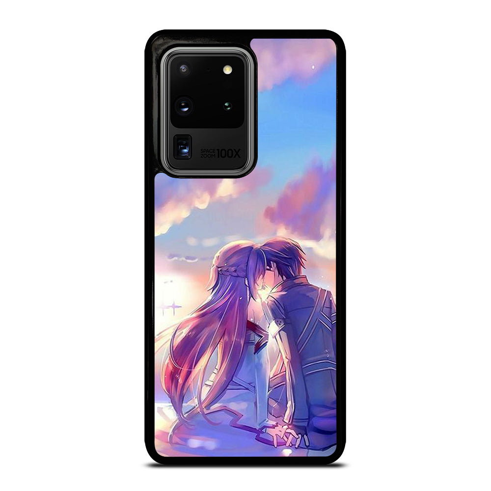 SWORD ART ONLINE KIRITO AND ASUNA LOVE ART Samsung Galaxy S20 Ultra Case Cover