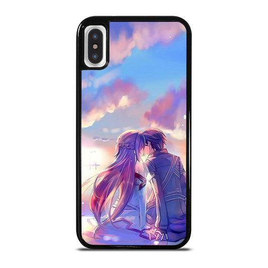 SWORD ART ONLINE KIRITO AND ASUNA LOVE ART iPhone X / XS Case Cover