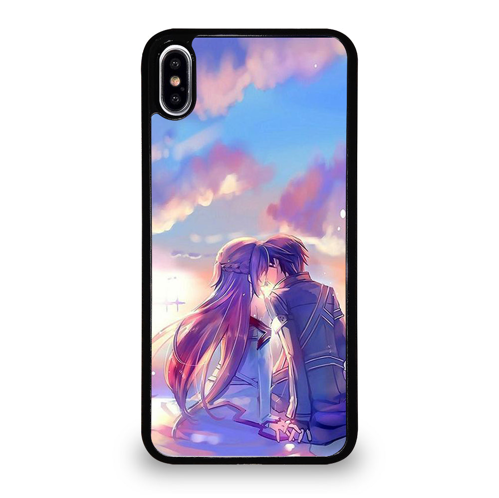 SWORD ART ONLINE KIRITO AND ASUNA LOVE ART iPhone XS Max Case Cover