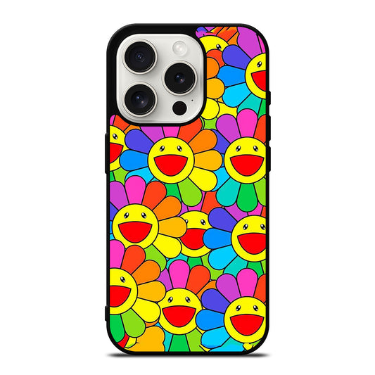 TAKASHI MURAKAMI FLOWERS COLLAGE 1 iPhone 15 Pro Case Cover
