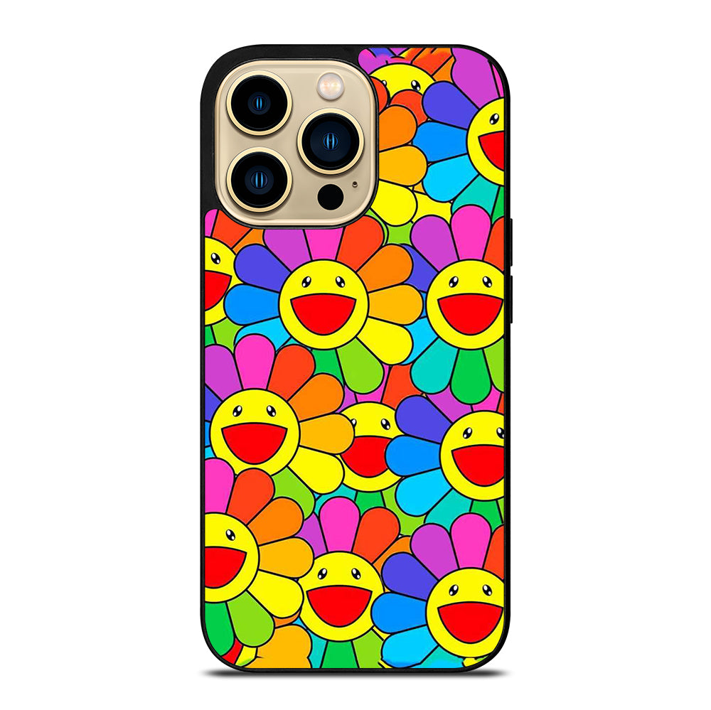 TAKASHI MURAKAMI FLOWERS COLLAGE 1 iPhone 14 Pro Max Case Cover