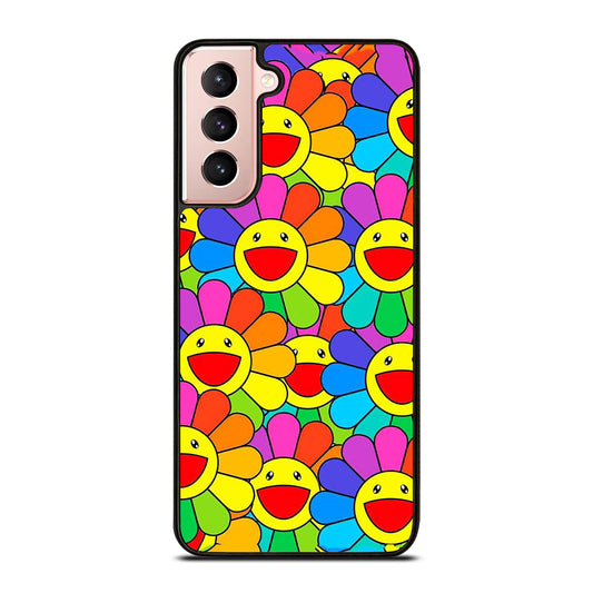 TAKASHI MURAKAMI FLOWERS COLLAGE 1 Samsung Galaxy S21 Case Cover