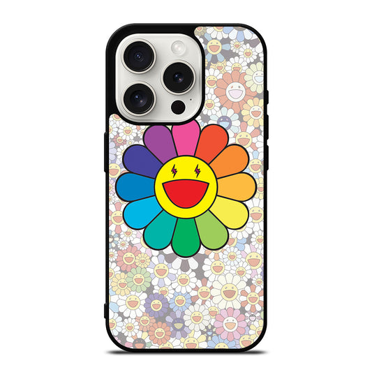 TAKASHI MURAKAMI FLOWERS COLLAGE 2 iPhone 15 Pro Case Cover