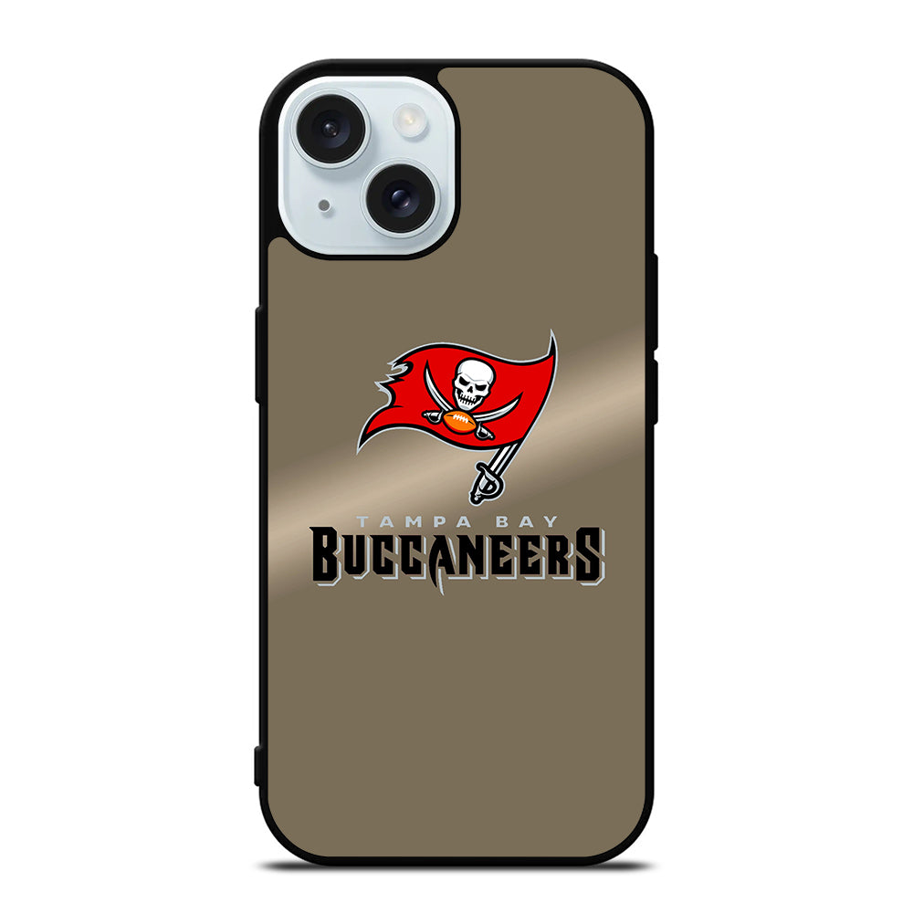 TAMPA BAY BUCCANEERS METAL ICON iPhone 15 Case Cover