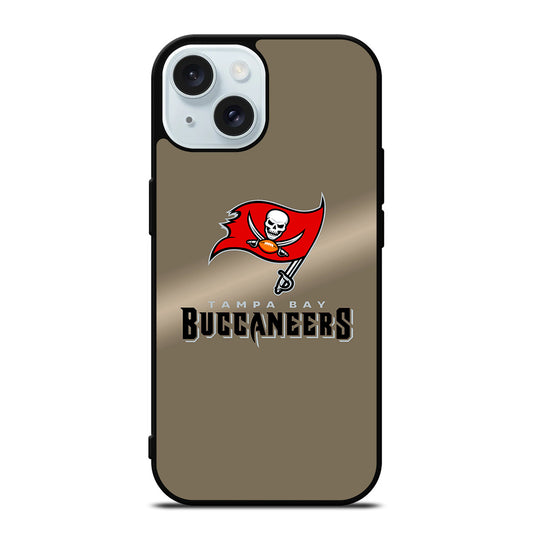 TAMPA BAY BUCCANEERS METAL ICON iPhone 15 Case Cover