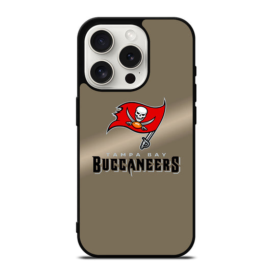 TAMPA BAY BUCCANEERS METAL ICON iPhone 15 Pro Case Cover