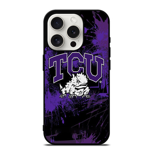 TCU HORNED FROGS ICON iPhone 15 Pro Case Cover