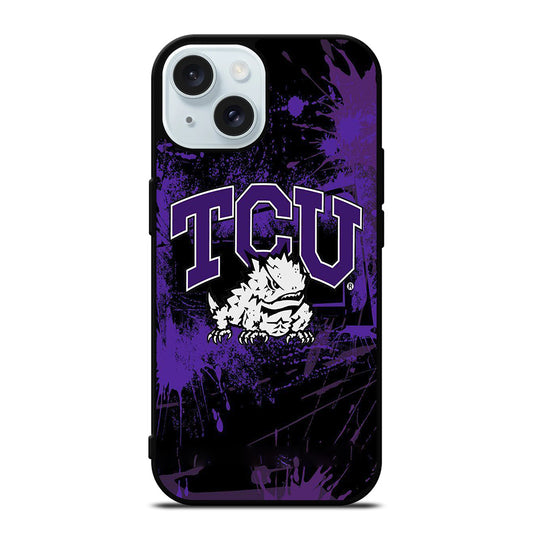 TCU HORNED FROGS ICON iPhone 15 Case Cover