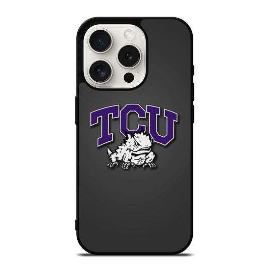TCU HORNED FROGS LOGO iPhone 15 Pro Case Cover
