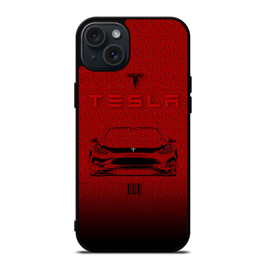 TESLA ICON iPhone 15 Plus Case Cover