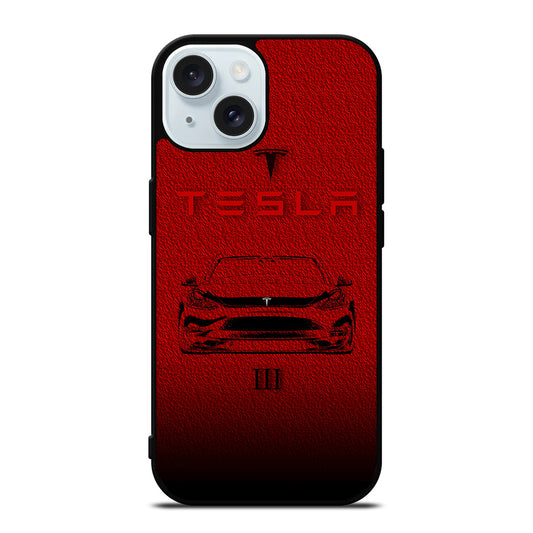 TESLA ICON iPhone 15 Case Cover