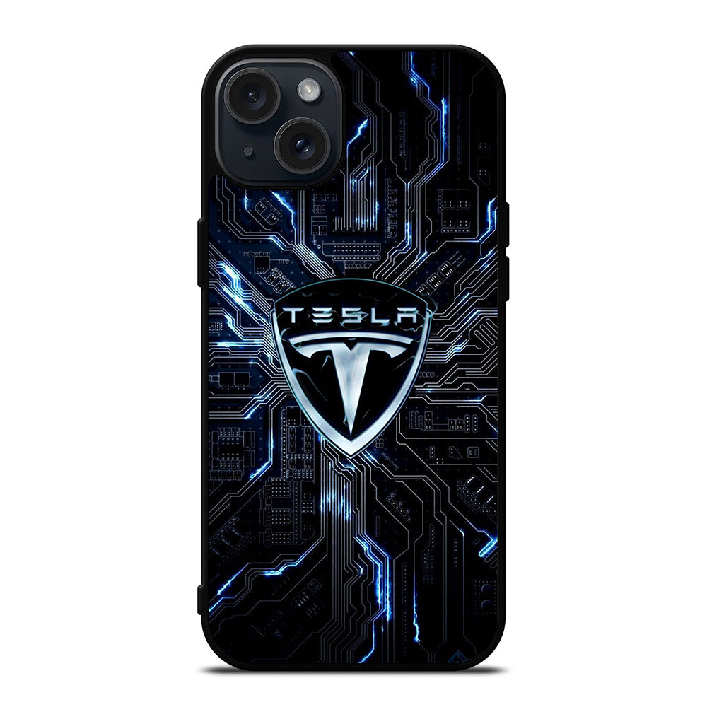 TESLA LOGO 2 iPhone 15 Plus Case Cover