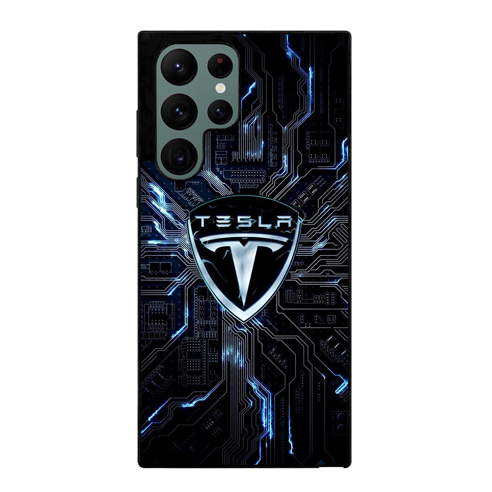 TESLA LOGO 2 Samsung Galaxy S22 Ultra Case Cover