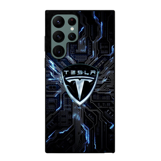 TESLA LOGO 2 Samsung Galaxy S22 Ultra Case Cover