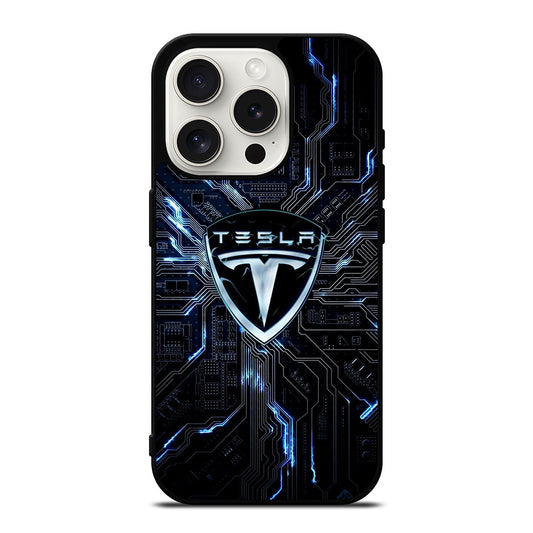 TESLA LOGO 2 iPhone 15 Pro Case Cover