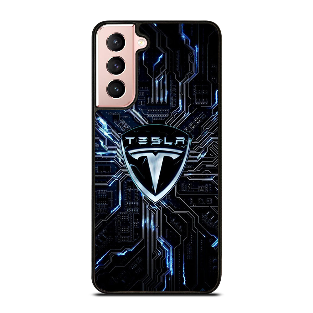 TESLA LOGO 2 Samsung Galaxy S21 Case Cover