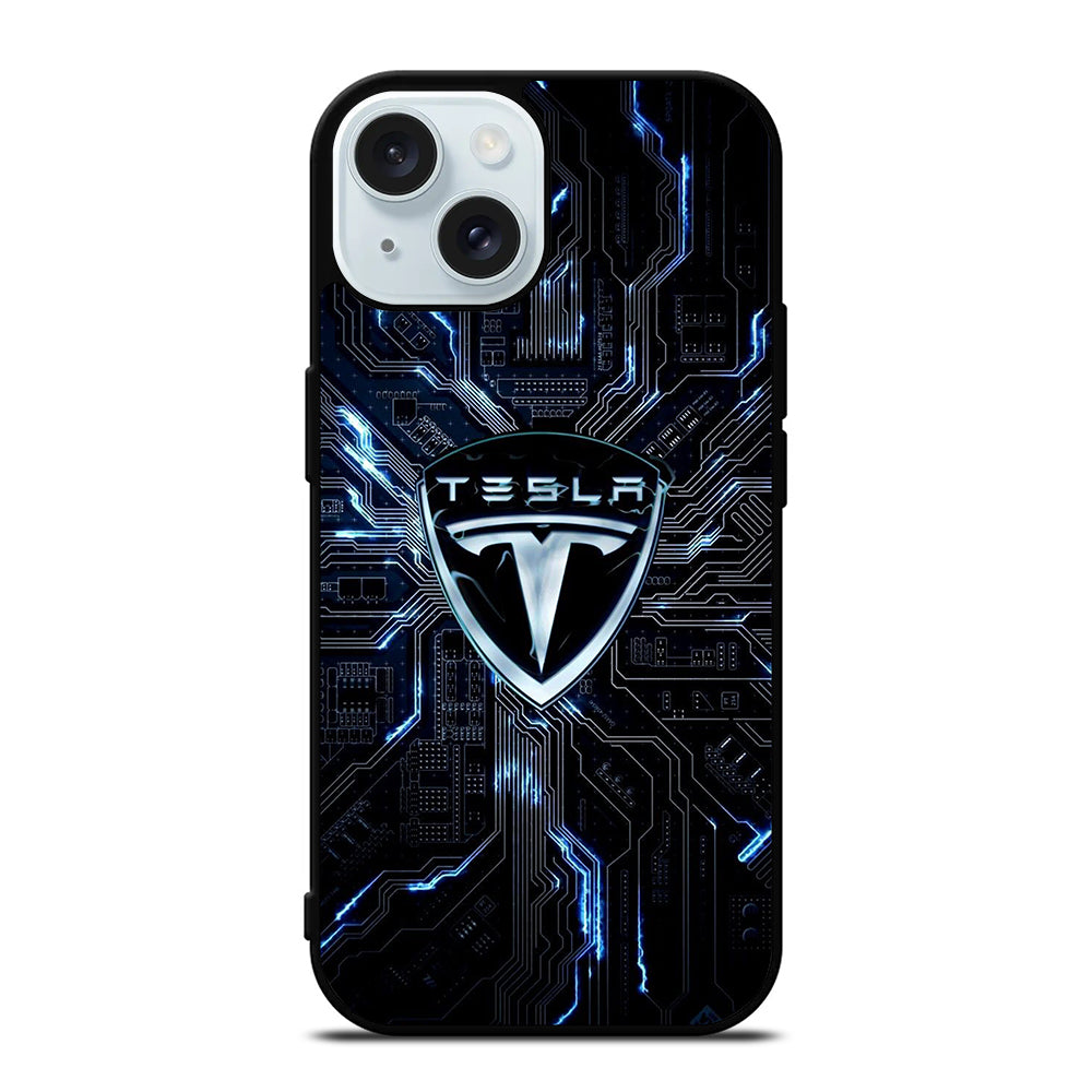 TESLA LOGO 2 iPhone 15 Case Cover