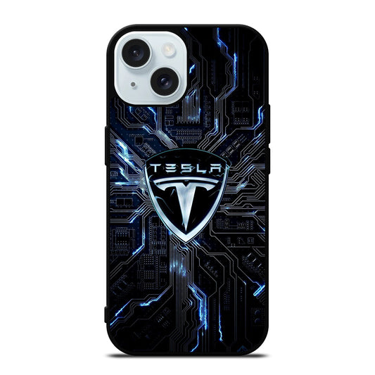 TESLA LOGO 2 iPhone 15 Case Cover