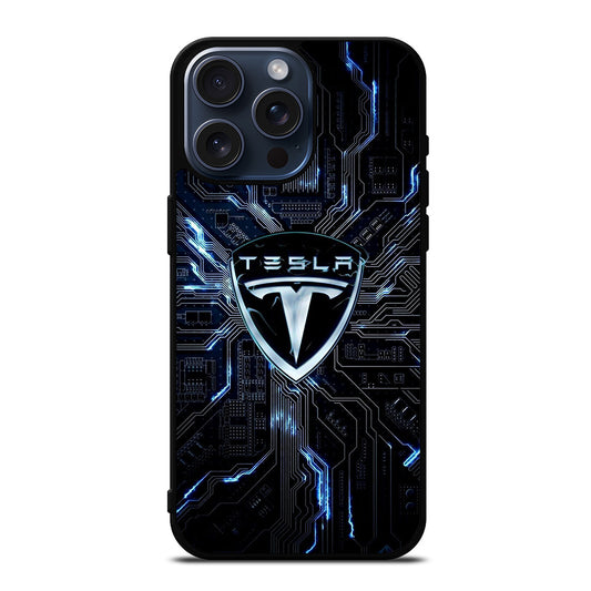 TESLA LOGO 2 iPhone 15 Pro Max Case Cover