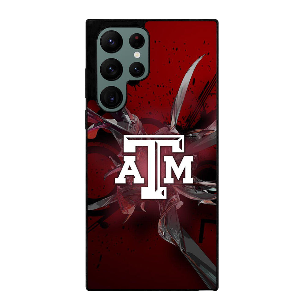TEXAS A&M AGGIES ICON Samsung Galaxy S22 Ultra Case Cover