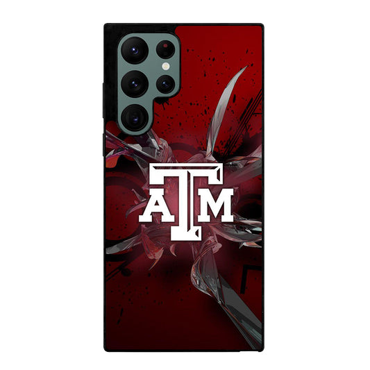 TEXAS A&M AGGIES ICON Samsung Galaxy S22 Ultra Case Cover