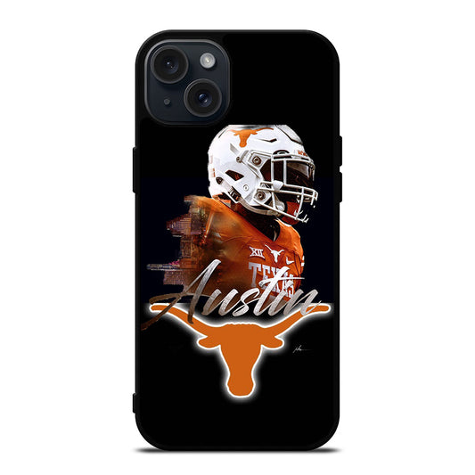 TEXAS LONGHORNS FOOTBALL iPhone 15 Plus Case Cover