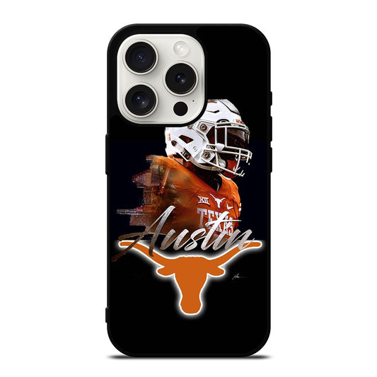 TEXAS LONGHORNS FOOTBALL iPhone 15 Pro Case Cover