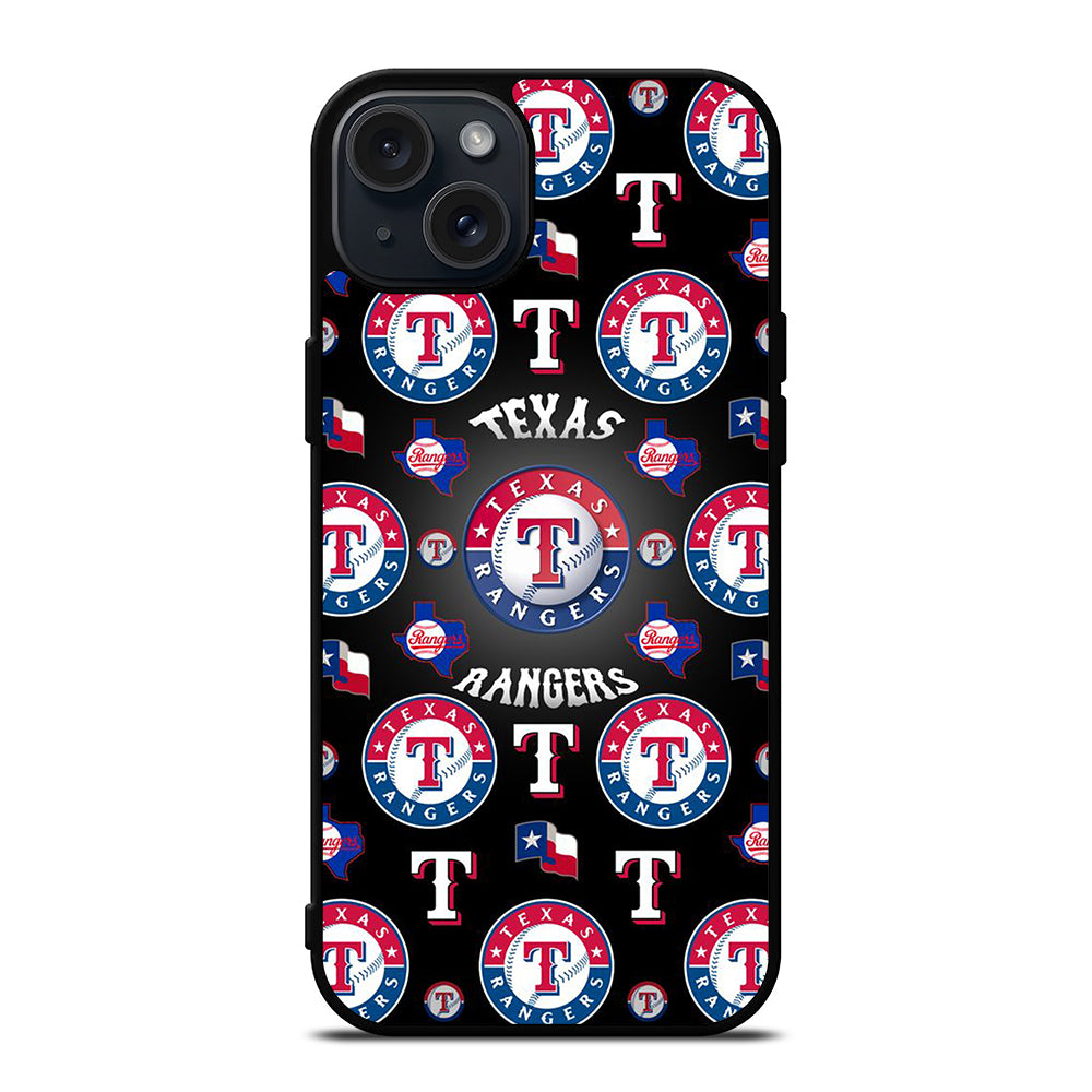 TEXAS RANGERS PATTERN LOGO iPhone 15 Plus Case Cover