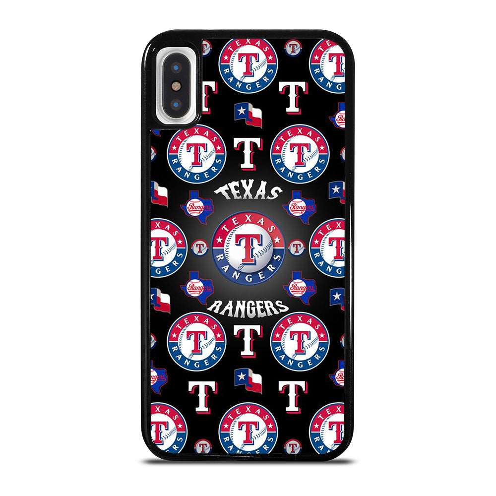 TEXAS RANGERS PATTERN LOGO iPhone X / XS Case Cover