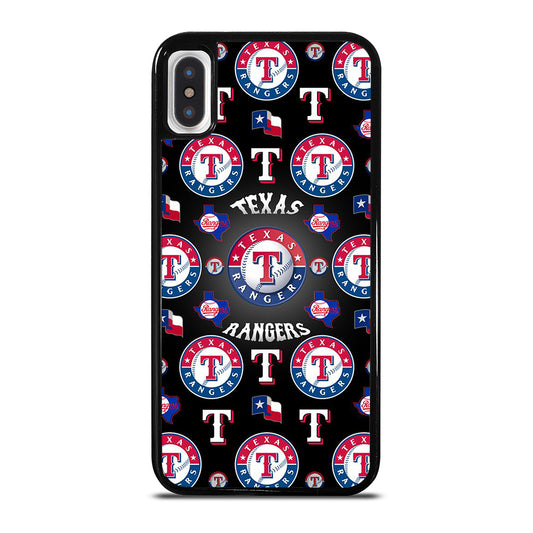 TEXAS RANGERS PATTERN LOGO iPhone X / XS Case Cover