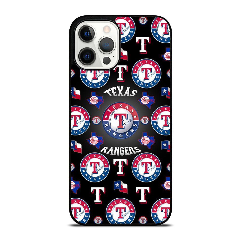 TEXAS RANGERS PATTERN LOGO iPhone 12 Pro Max Case Cover
