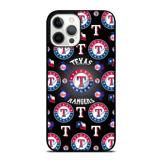 TEXAS RANGERS PATTERN LOGO iPhone 12 Pro Max Case Cover