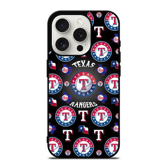 TEXAS RANGERS PATTERN LOGO iPhone 15 Pro Case Cover