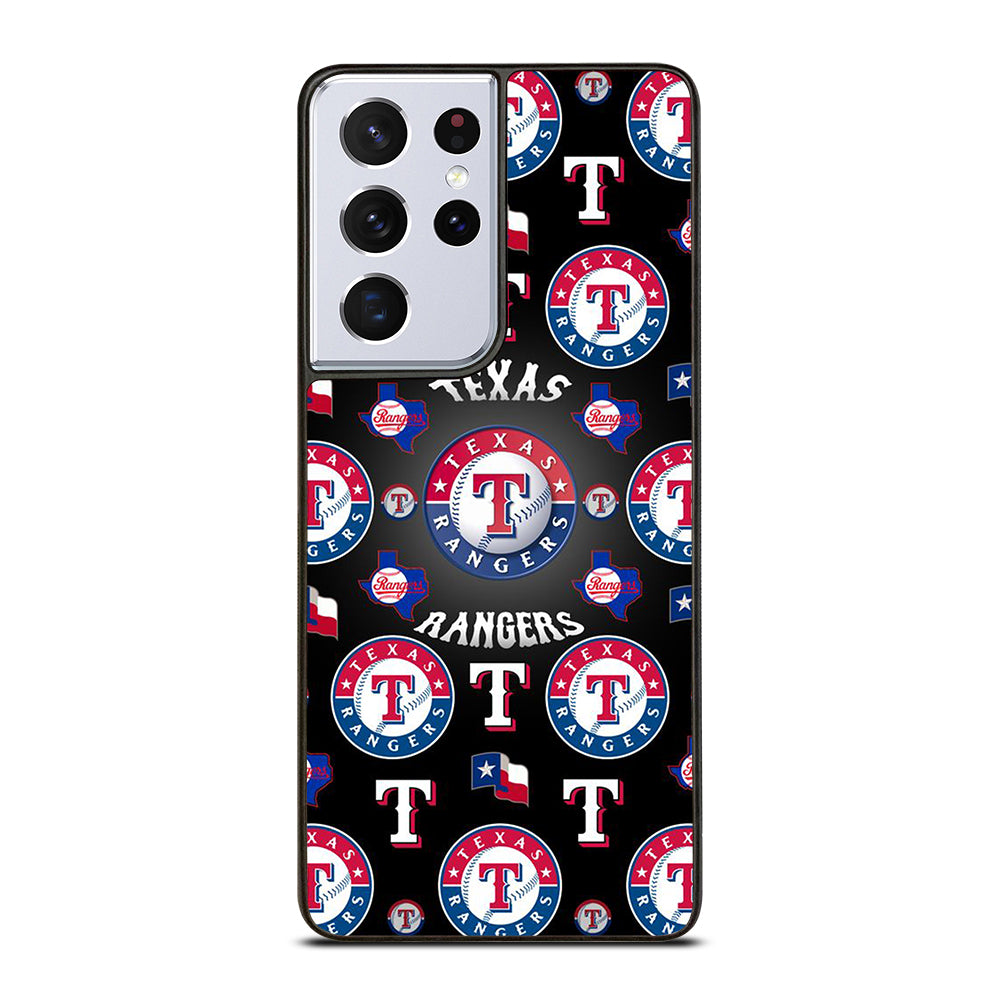 TEXAS RANGERS PATTERN LOGO Samsung Galaxy S21 Ultra Case Cover