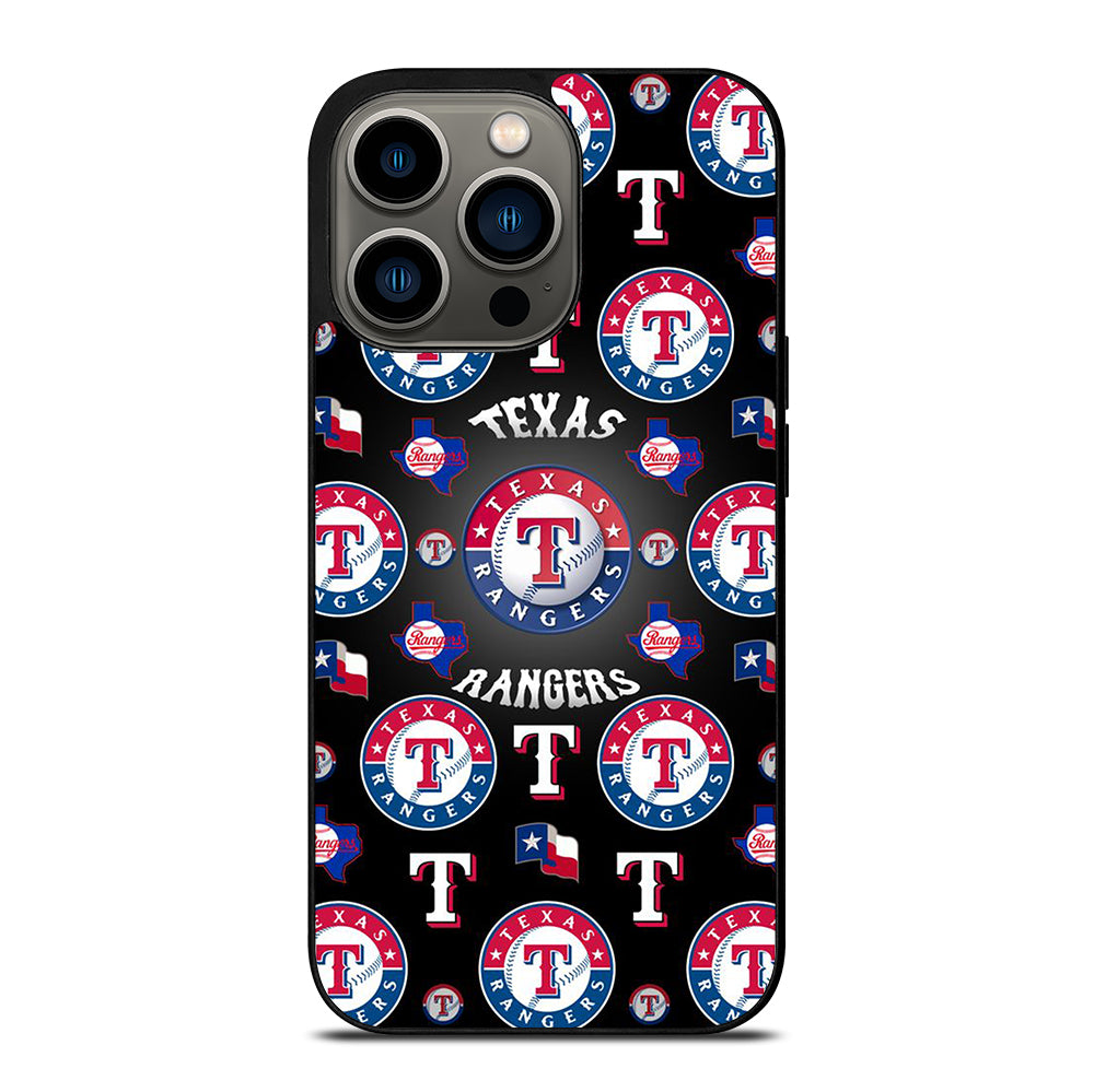 TEXAS RANGERS PATTERN LOGO iPhone 13 Pro Case Cover