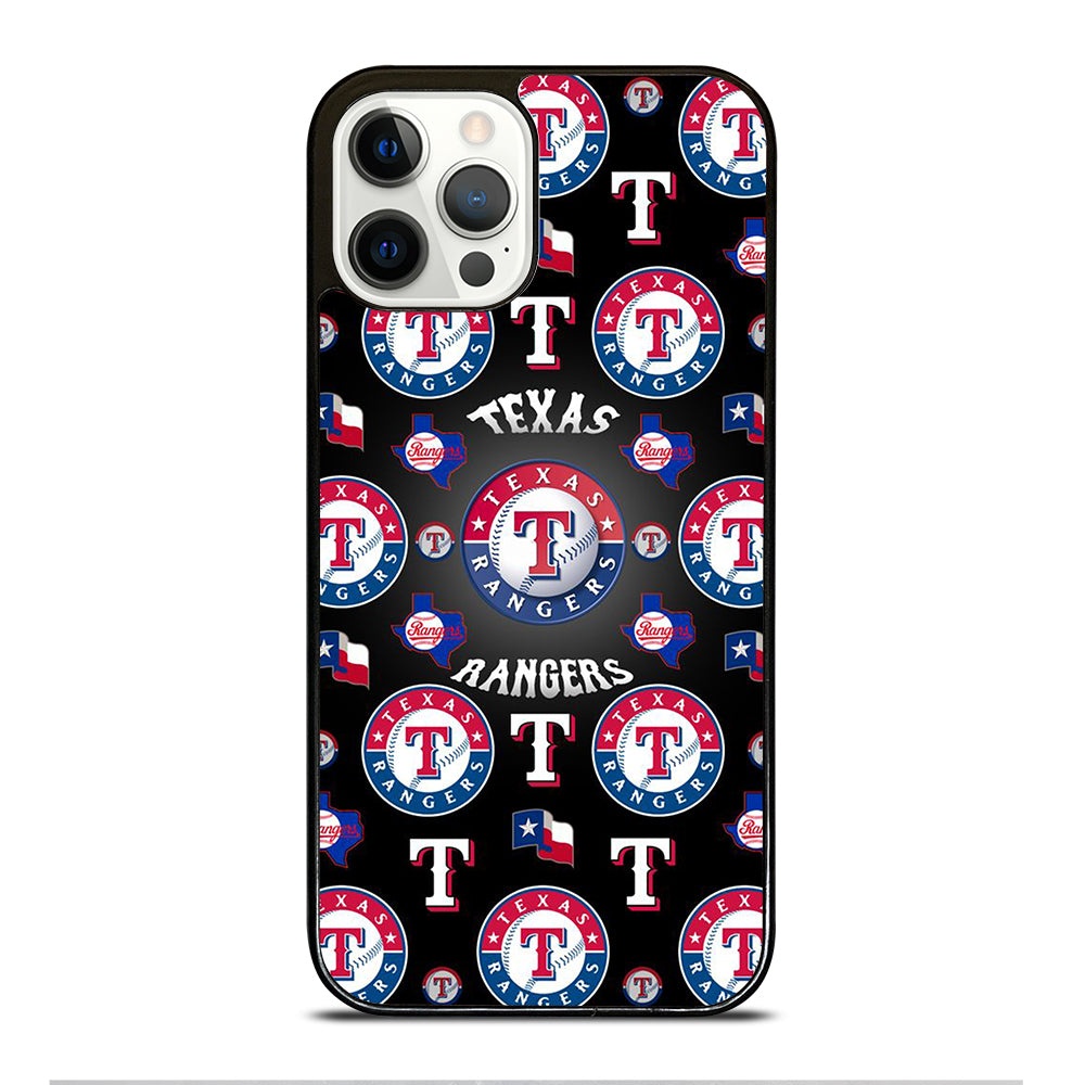 TEXAS RANGERS PATTERN LOGO iPhone 12 Pro Case Cover