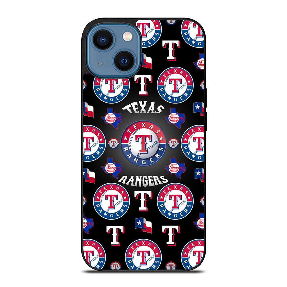 TEXAS RANGERS PATTERN LOGO iPhone 14 Case Cover