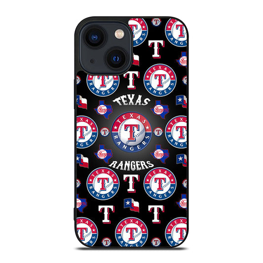 TEXAS RANGERS PATTERN LOGO iPhone 14 Plus Case Cover