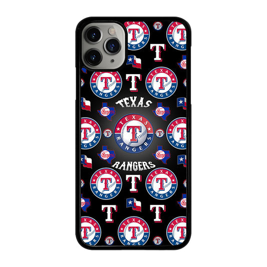 TEXAS RANGERS PATTERN LOGO iPhone 11 Pro Max Case Cover