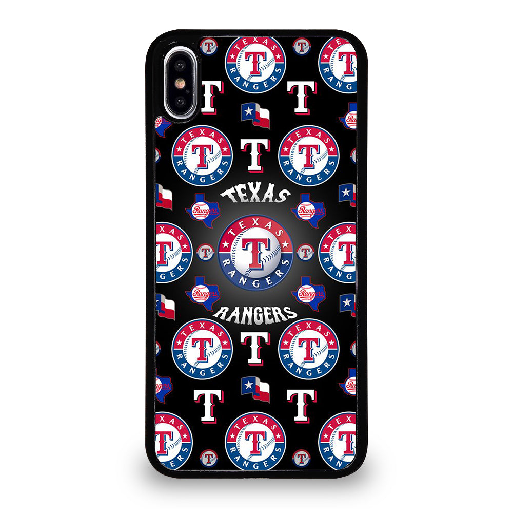 TEXAS RANGERS PATTERN LOGO iPhone XS Max Case Cover