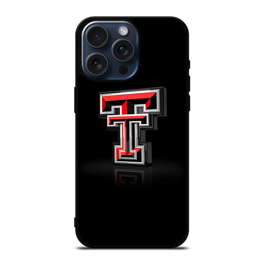 TEXAS TECH FOOTBALL EMBLEM iPhone 15 Pro Max Case Cover