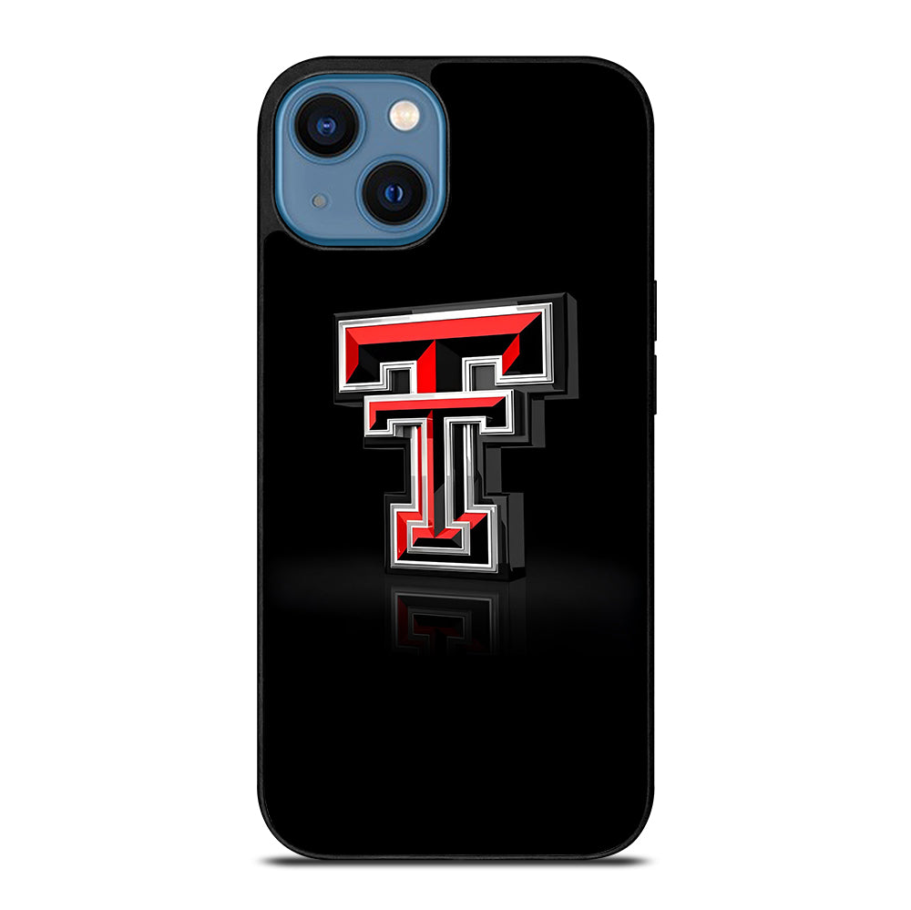 TEXAS TECH FOOTBALL EMBLEM iPhone 14 Case Cover
